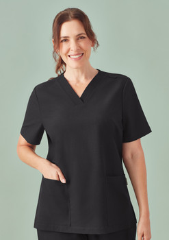 Biz Care Womens Pulse V-Neck Scrub Top - CU543LS