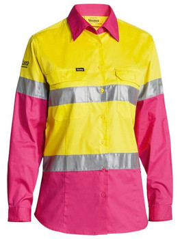 WOMENS 3M TAPED HI VIS COOL LIGHTWEIGHT SHIRT  BL6696T