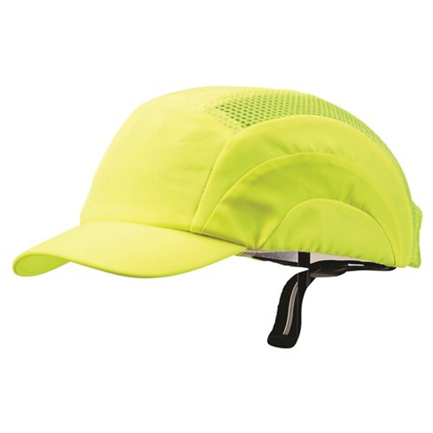 Pro Choice Safety Gear Bump Cap - Short Peak Fluro Yellow BCFYSP