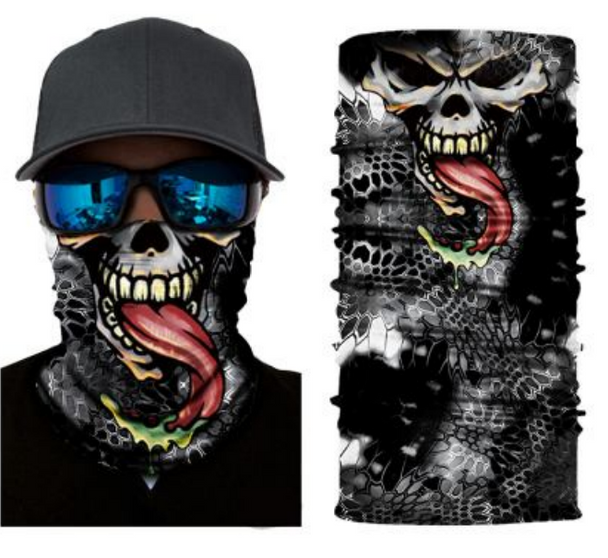 Simba Bandana face mask Neck Gaiter Alien Skull Scales S88