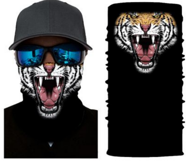 Simba Bandana face mask Neck Gaiter Tiger Roar S258