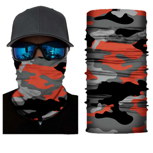 Simba Bandana face mask Neck Gaiter Camo Red S173