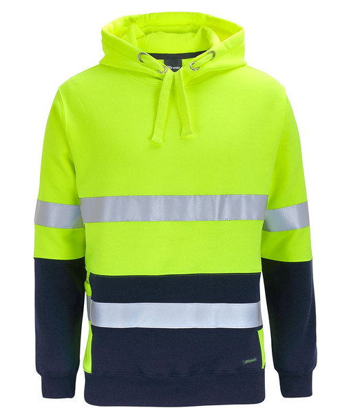 Jb's Hi Vis D+N 330g Pullover Hoodie 6DPJ