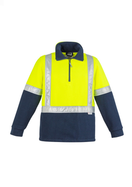 ZT462 Mens Hi Vis Polar Fleece Pullover - Shoulder Taped