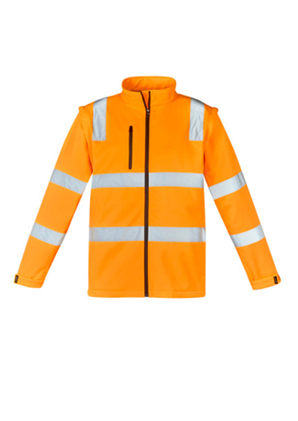 ZJ780 Unisex Hi Vis VIC Rail 2 In 1 Softshell Jacket