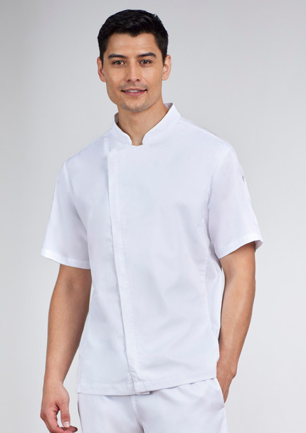 CH330MS Mens Alfresco Short Sleeve Chef Jacket