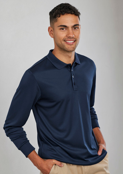 P206ML Mens Action Long Sleeve Polo