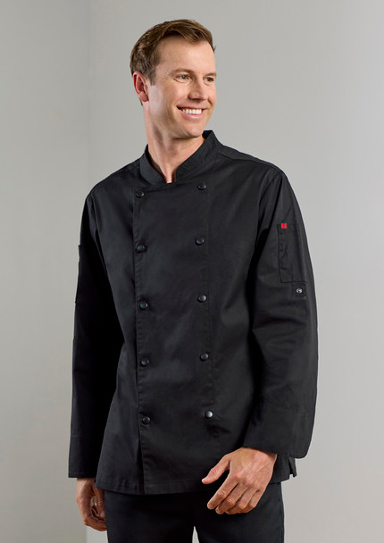 CH430ML Mens Gusto Long Sleeve Chef Jacket