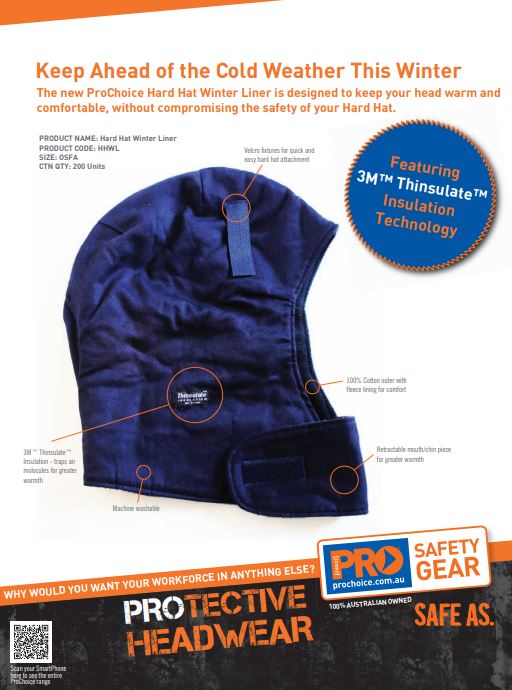 HARD HAT WINTER LINER HHWL pk10 Boots And Workwear