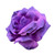Large Purple Rose Hair Flower Clip