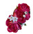 Pink Ranunculus Flower Hair Clip French Barrette