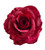 Red Cute 3 inch Rose Hair Flower Clip