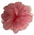 Candy Pink Sheer and Satin Dahlia Hair Flower Clip Claw