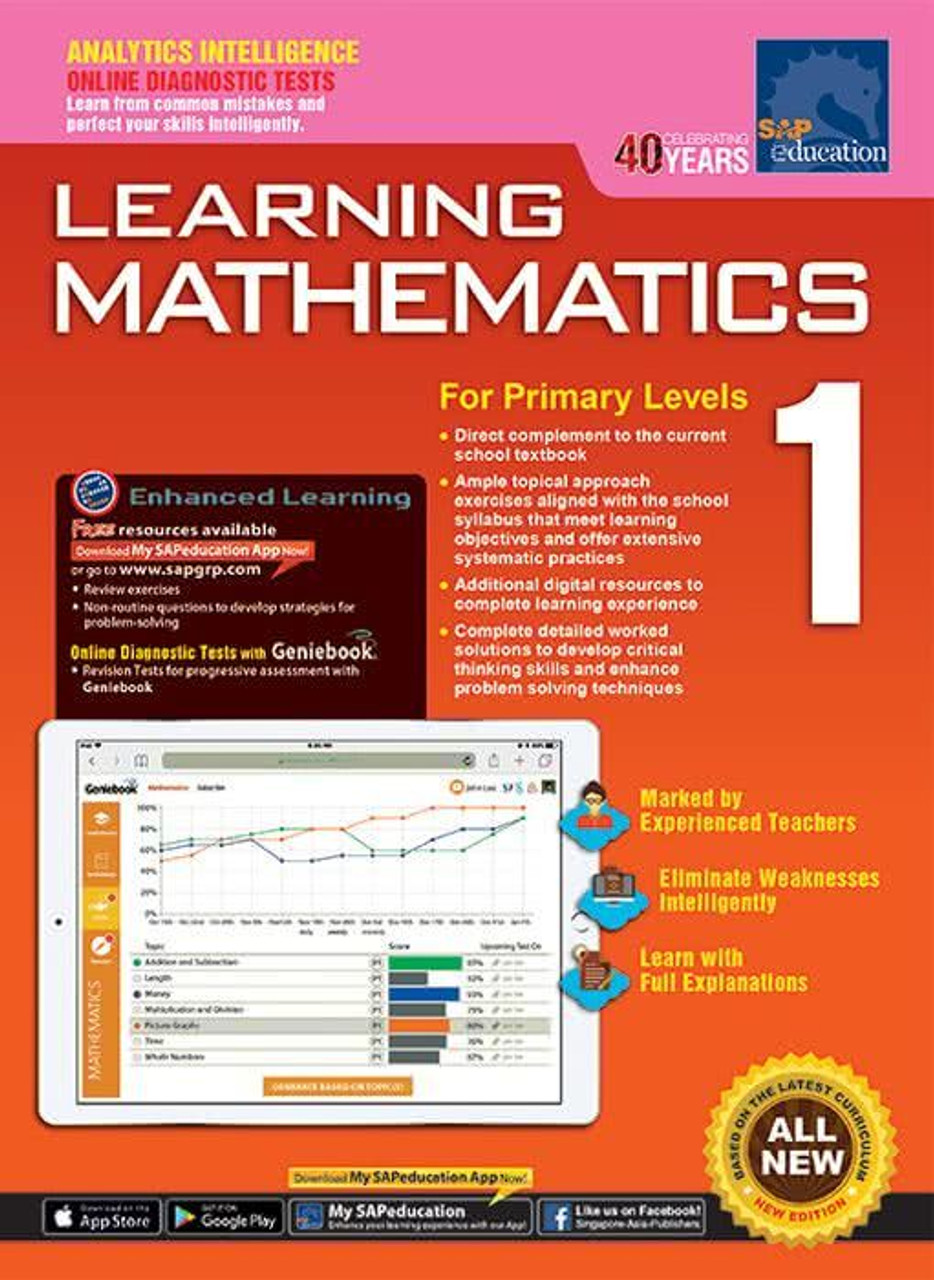 Learning Mathematics Book 1 Geniebook - Eton Press | A Campus Books Company
