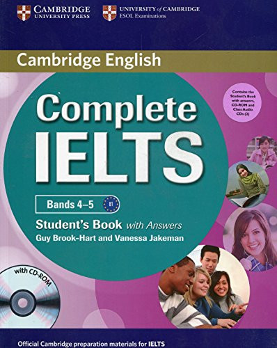 Cambridge English Complete IELTS: Bands 4-5 Student's Pack (Student's Book with Answers with CD-ROM and Class Audio CDs)