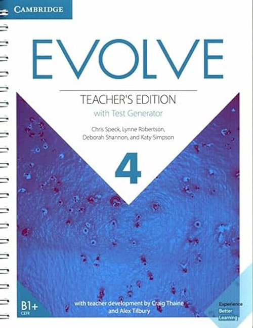 Evolve Level 4 Teachers Edition with Test Generator