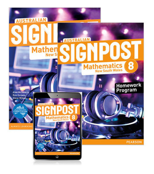 Australian Signpost Mathematics New South Wales 8 Student Book, eBook and Homework Program