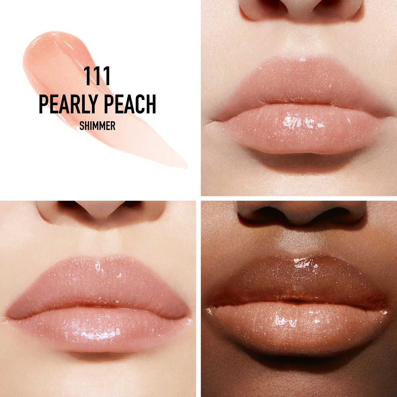 DIOR Addict Lip Maximizer ~ 111 Pearly Peach ~ 2025 Holiday