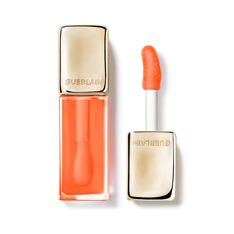 GUERLAIN Kisskiss Bee Glow Oil ~ 319 Peach Glow - www.BonBonCosmetics.com