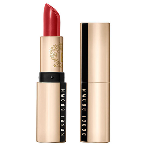 BOBBI BROWN Luxe Lipstick ~ 801 Metro Red - www.BonBonCosmetics.com