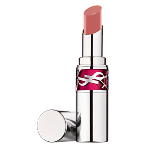 YSL Rouge Volupte Candy Glaze No.15 Showcasing Nude