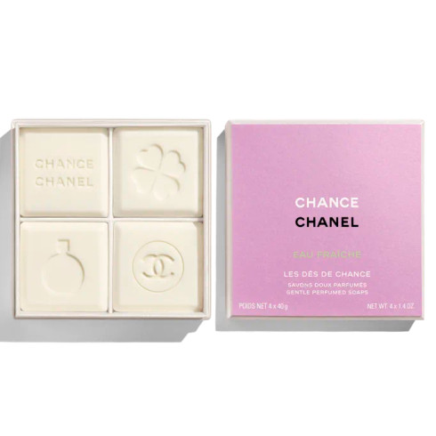 CHANEL CHANCE Eau Fraîche 石鹸 4個セット CHANEL Eau Fraiche Gentle Hand and Body Soap ~ 2024 Summer Limited