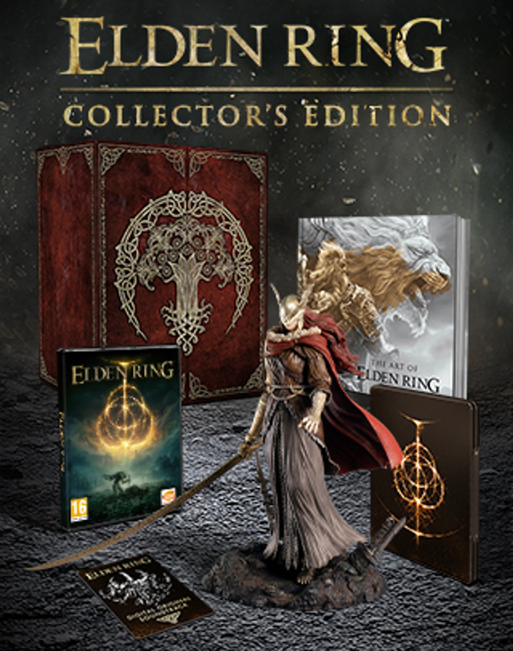 Elden Ring Collector's Premium Edition PS4 PS5 XBOX MALENIA STATUE Figure +  BOX
