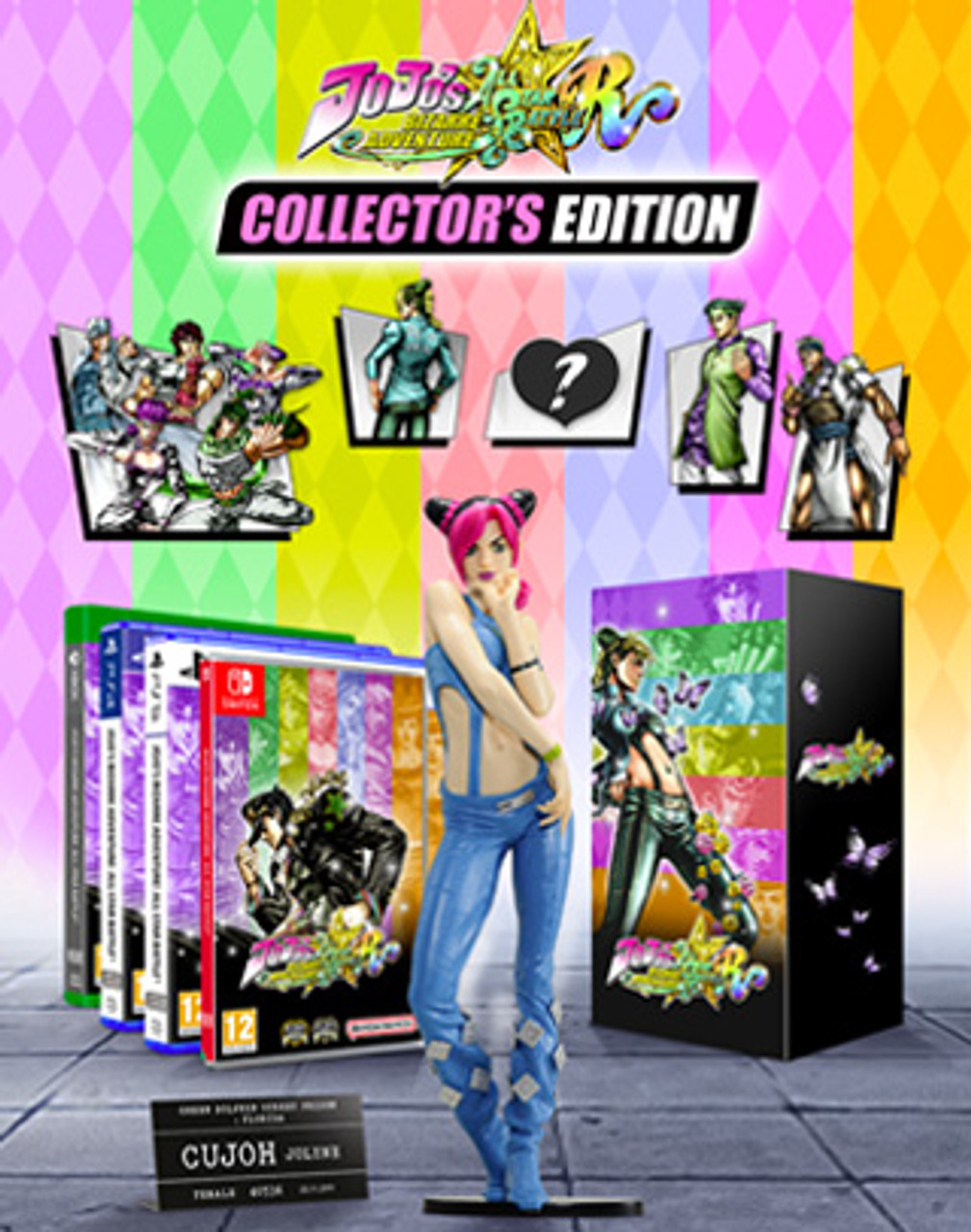JOJO'S BIZARRE ADVENTURE: ALL-STAR BATTLE R Physical Full Game [PS4]  COLLECTOR'S EDITION