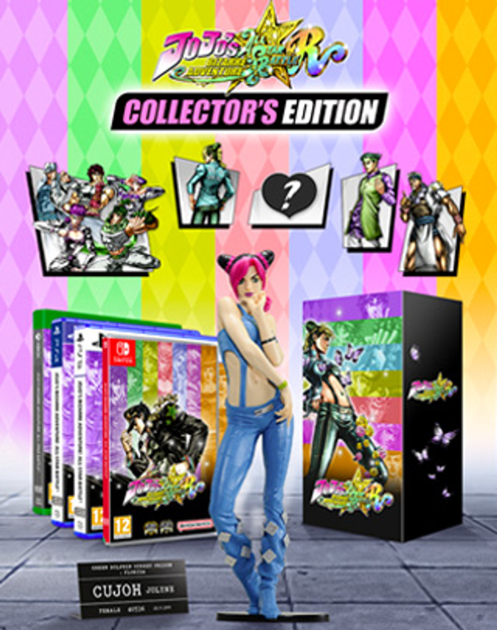 JOJO'S BIZARRE ADVENTURE: ALL-STAR BATTLE R Physical Full Game [SWITCH] -  COLLECTOR'S EDITION