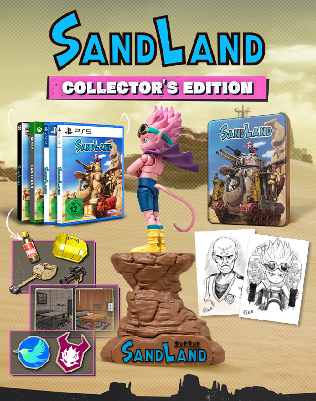 SAND LAND Physical Full Game [PS5] - COLLECTOR'S EDITION UE
