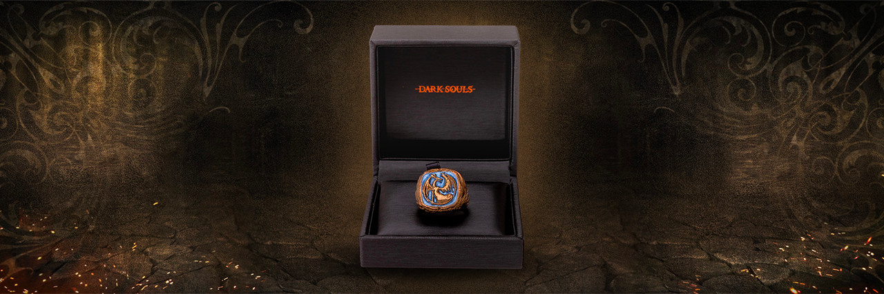 DARK SOULS: Bellowing Dragoncrest Ring - White[L]
