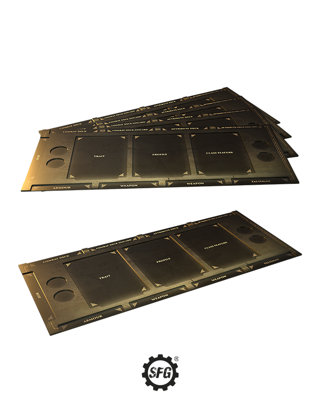 ELDEN RING: THE BOARD GAME - DUAL-LAYER PLAYER BOARDS (COSMETIC EXPANSION) ELDEN RING: THE BOARD GAME - DUAL-LAYER PLAYER BOARDS (COSMETIC EXPANSION)