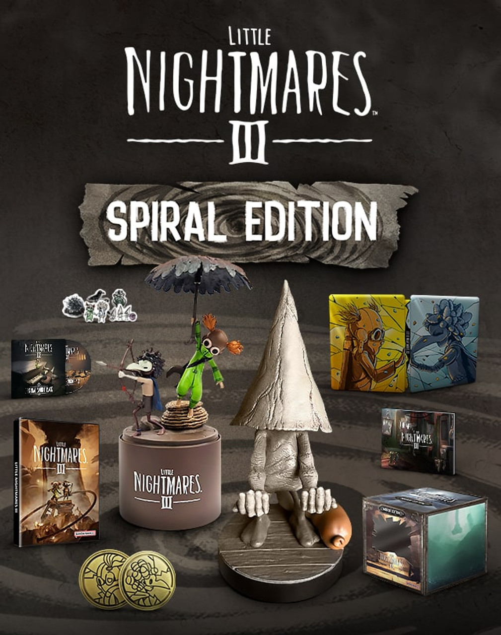 LITTLE NIGHTMARES フィギュア　3セット Little Nightmares III | Escaping Monster Baby Diorama