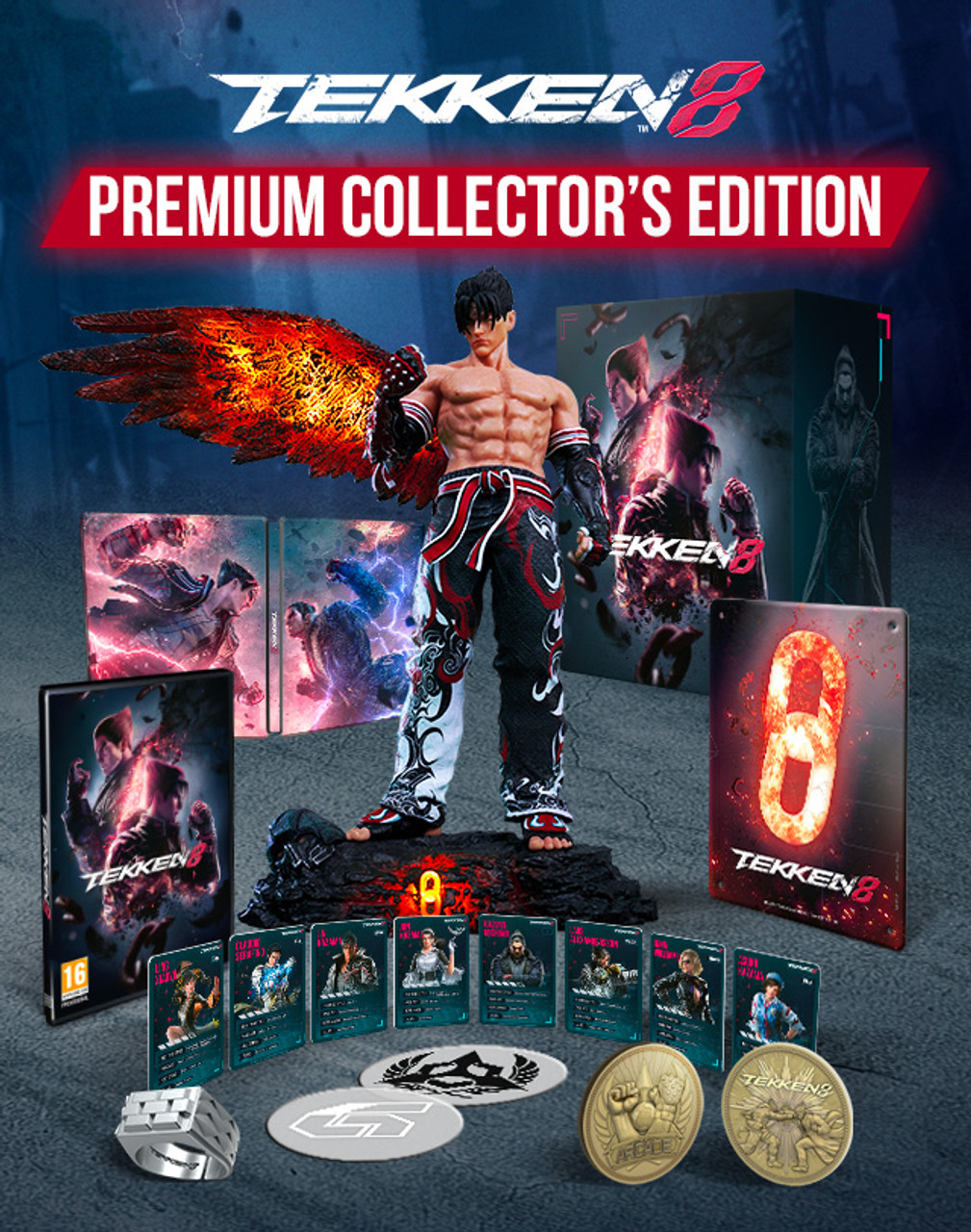Game Dimensions, Tekken 8, Kazuya Mishima Collectible Action Figure