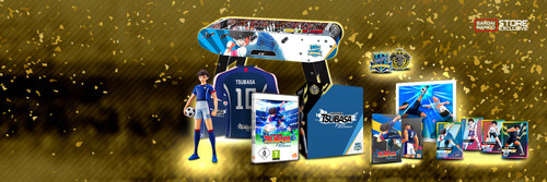 CAPTAIN TSUBASA EDICIÓN LEGENDS - OFICIAL T-SHIRT PS4 - Azul[XL]