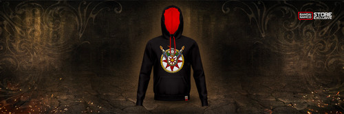 DARK SOULS - PRAISE THE SUN HOODIE (RED) - Black[XL]