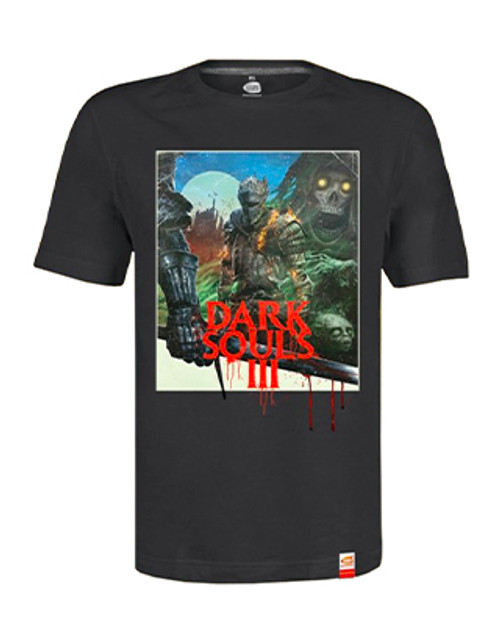 DARK SOULS: RETRO T-SHIRT  - Schwarz