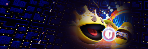 Pac-man indossando una corona