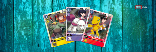 DIGIMON SURVIVE - 3 PLAYCARDS