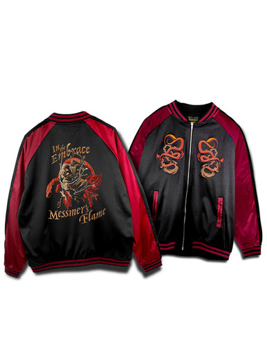 【U LAN】Chamber Color Matching Balloon Leather Jacket U LAN】Chamber Color Matching Balloon Leather Jacket レザー