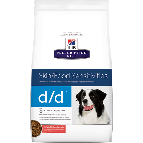 Hills d/d Skin/Food Sensitivities Canine Potato & Salmon-Dry 8lb