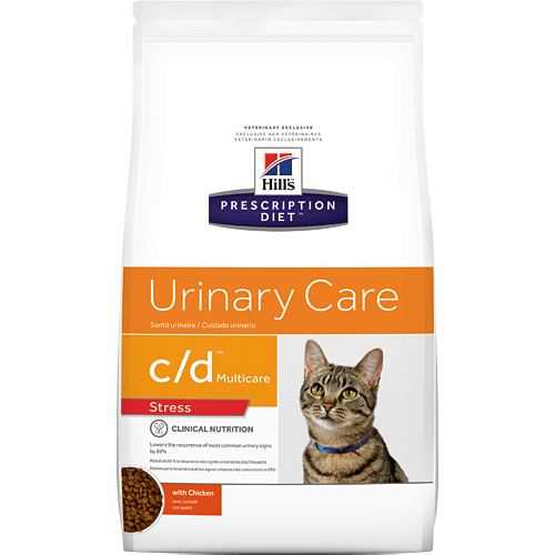 Hills c/d Multicare Stress Feline Urinary Care 4lb Chicken Flavor