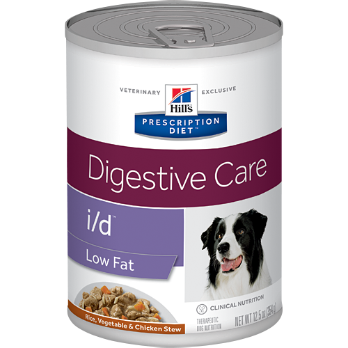 Hills i/d Digestive Care Low Fat Rice, Vegetable and Chicken Stew Canine 12/12.5oz
