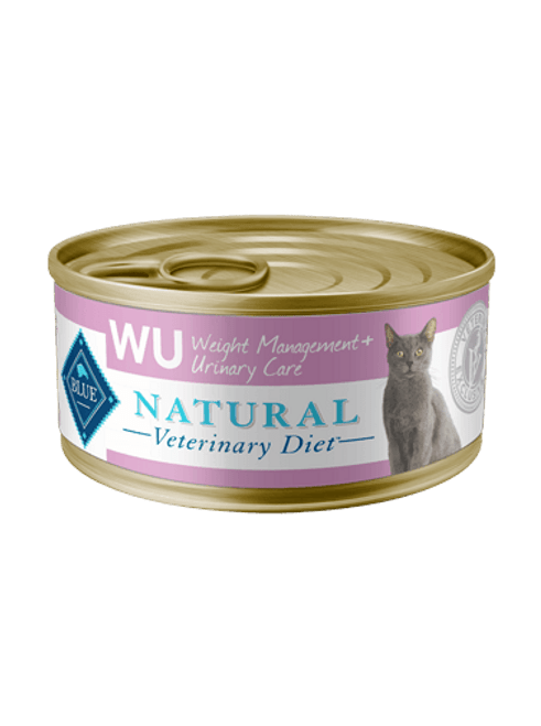 Blue Natural Veterinary Diet Feline WU Weight Management + Urinary Care - 24/5.5oz