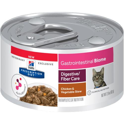 Hill's Prescription Diet Gastrointestinal Biome Digestive/Fiber Care with Chicken Canned Cat Food 24/2.9oz