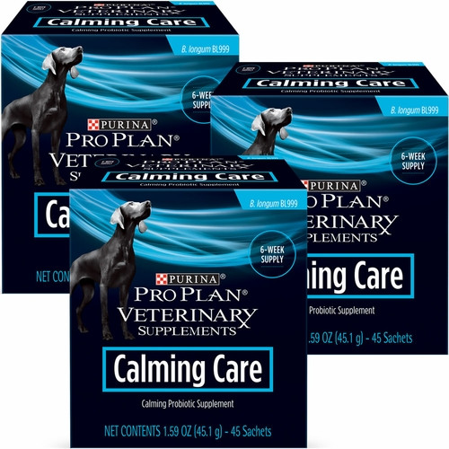 Purina Pro Plan Veterinary Diets Calming Care Probiotic Dog Supplement, 30 count - 3 Pack