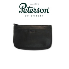 Peterson -Tobacco Pouch  Zipped- Black - (101)