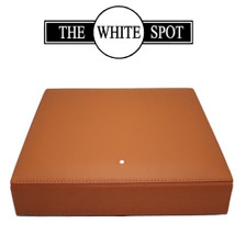 Alfred Dunhill - White Spot -  Travel Humidor - Terracotta  Leather - HS2010