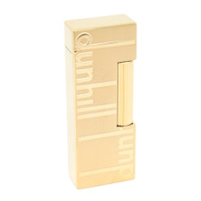 Dunhill - Rollagas Gold  Plated Signature Lighter -  Classic Cigarette Flame