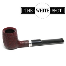 Alfred Dunhill - Ruby Bark - Billiard - Group 3 -  White Spot - Silver Band